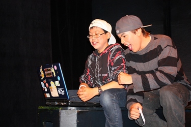 Ken & Dennis watch baseball
From The Bright Blue Mailbox Suicide Note
Directed by Gord Billard, John Arnalukjuak High School, Arviat, Nunavut Ken & Dennis watch baseball
From The Bright Blue Mailbox Suicide Note
Directed by Gord Billard, John Arnalukjuak High School, Arviat, Nunavut